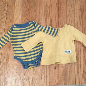 Baby GAP Baby Onesie And Sweatshirt 3-6month (Set)